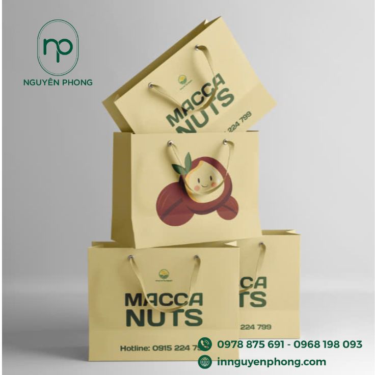 In túi giấy đựng nông sản